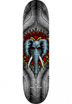 Powell Peralta 8,0 Vallely Elephant Skateboard Deck white